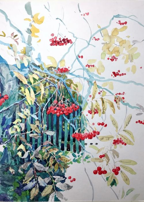 精品水彩静物创作过程 看大神如何教你画静物